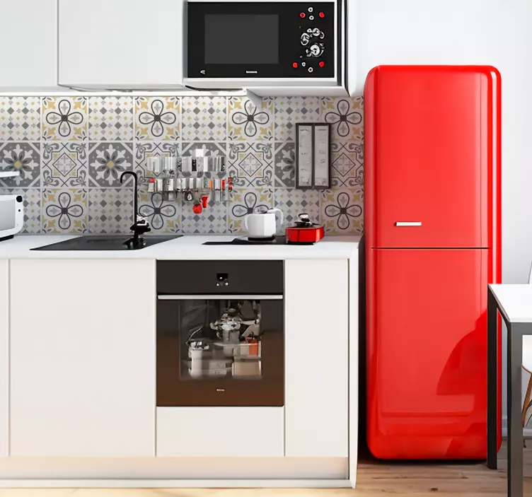 Vinil naljepnica amiaz cementne pločice - TenStickers