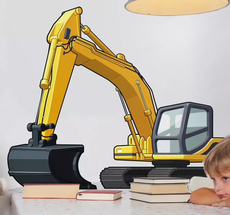 Naljepnica za igračke žutog 3d crtanog filma - TenStickers