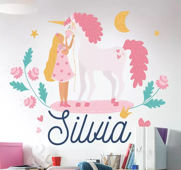 Naljepnica bajke jednorog - TenStickers