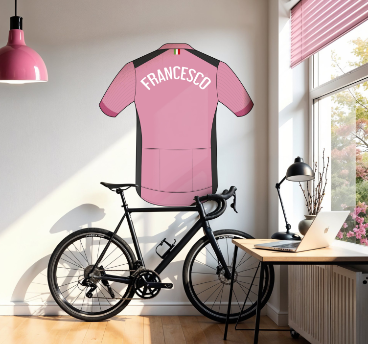 Biciklistička naljepnica maglia rosa - TenStickers