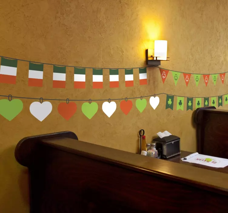 Bordura za zid dekoracija za dan svetog patrika - TenStickers