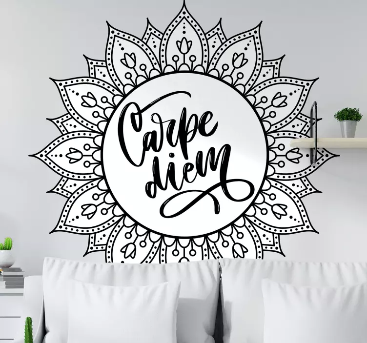 Naljepnica zidova carpe diem boho - TenStickers