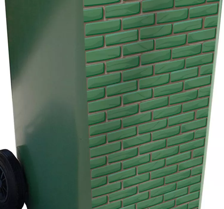 Naljepnica za posudu za teksturu cigle - TenStickers