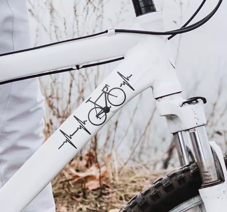 Naljepnica automobila za otkucaje srca - TenStickers