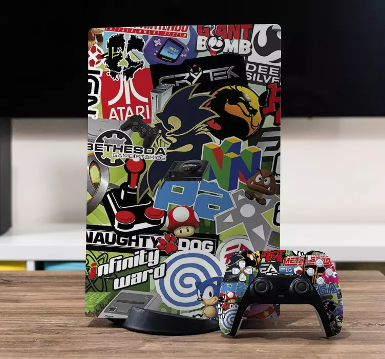 Cool naljepnice kolekcija ps5 naljepnica - TenStickers