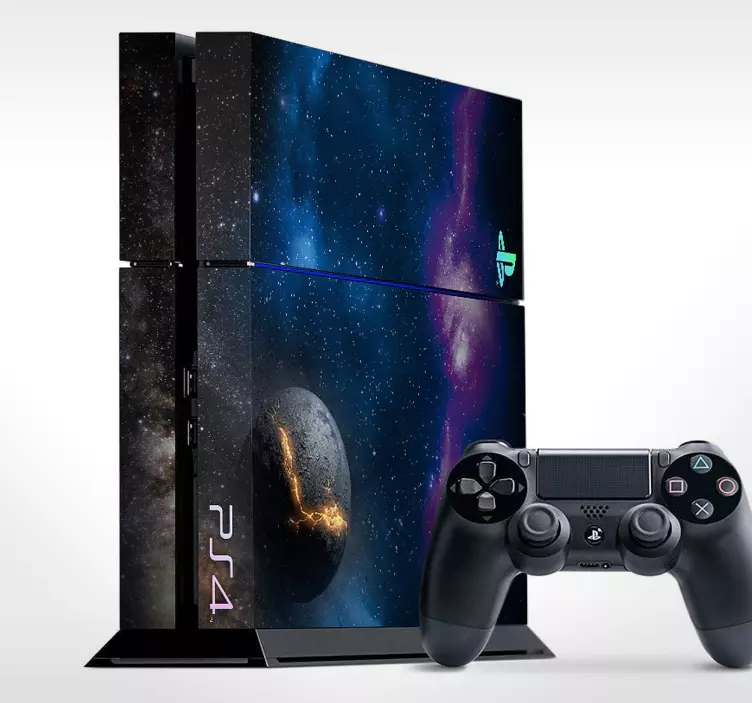 Cosmos galaxy playstation 4 koža - TenStickers