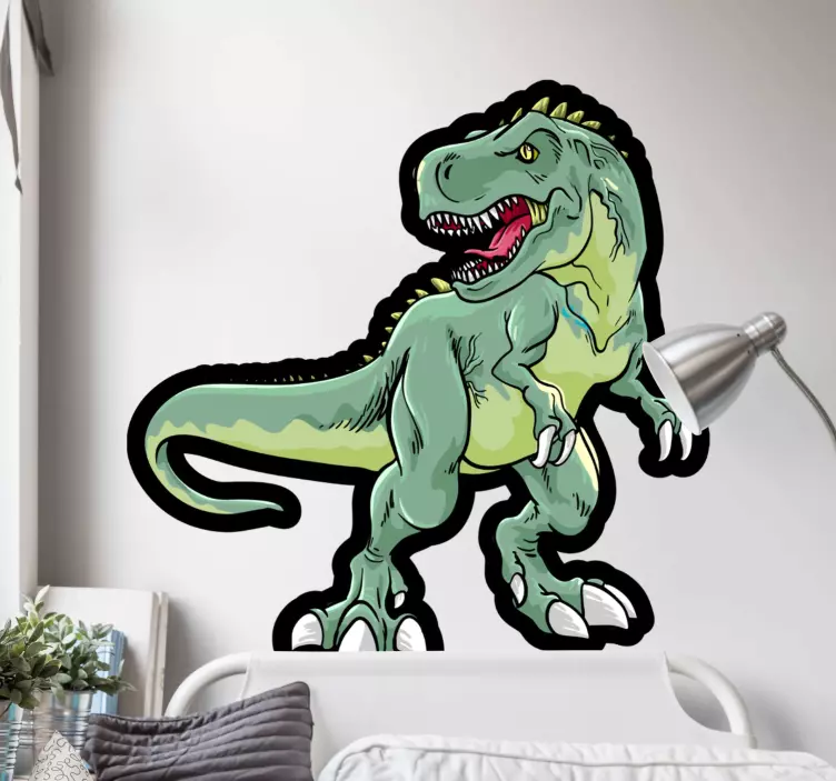 Dinosaur s zidnim naljepnicama s velikim kandžama - TenStickers
