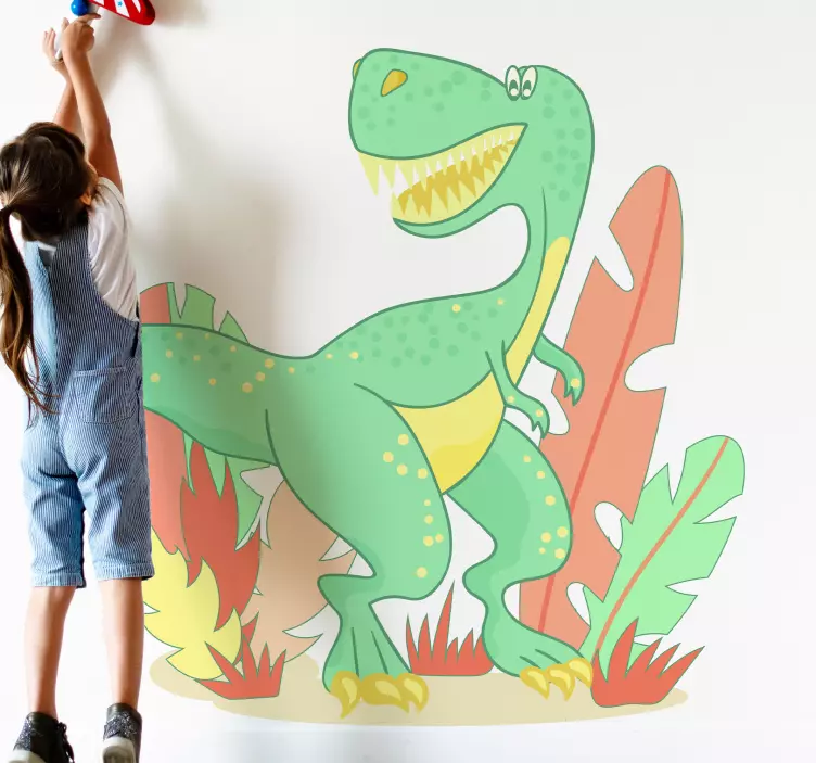 Umjetnička zidna naljepnica dinosaura t-rex - TenStickers