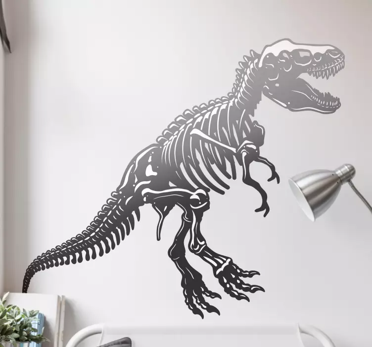 Dinosaur skelet dinosaur wall sticker - TenStickers