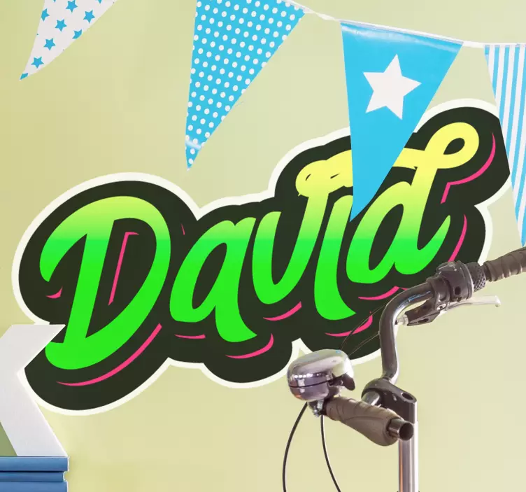 Naljepnice životinje personalizirani stil imena - TenStickers