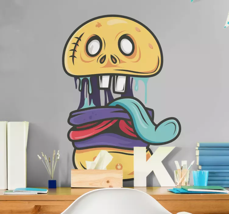 Naljepnice životinje razigrano crtano čudovište - TenStickers