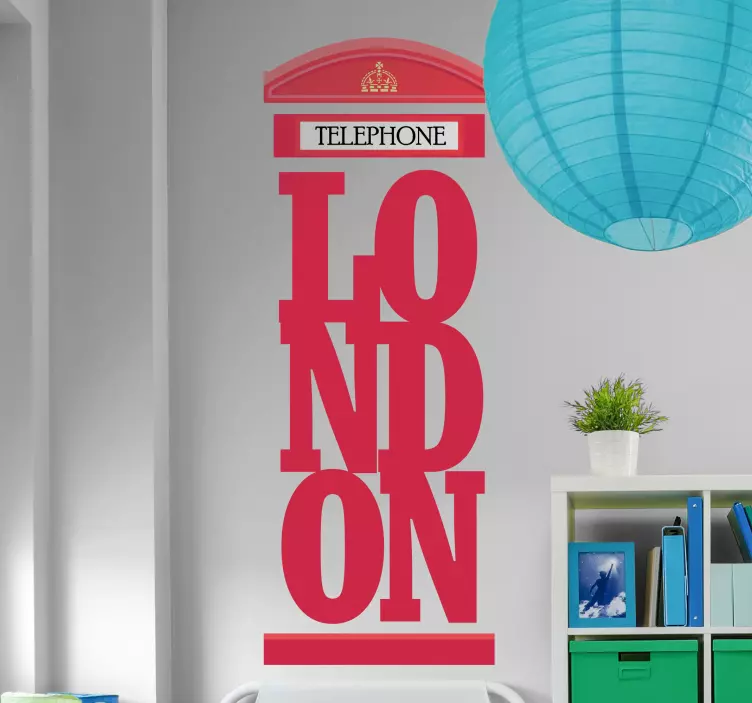 Naljepnice životinje telefon london - TenStickers