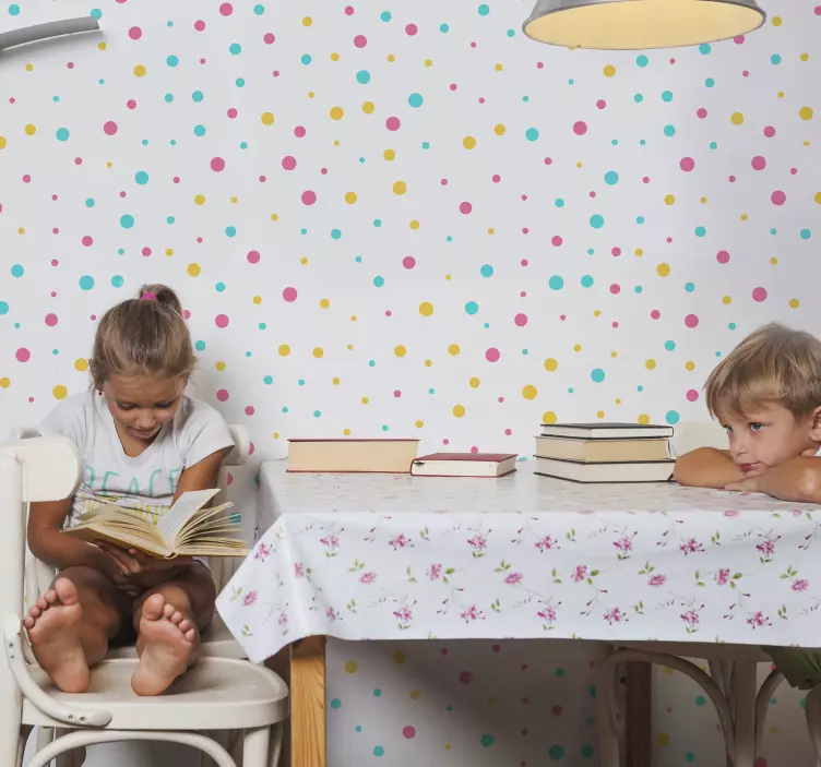 Naljepnice životinje živahni pjegavi krugovi - TenStickers