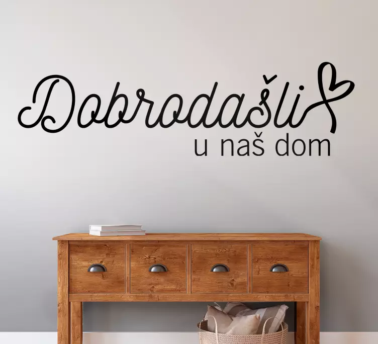 Dobrodošli u našu zidnu naljepnicu s ponudom - TenStickers