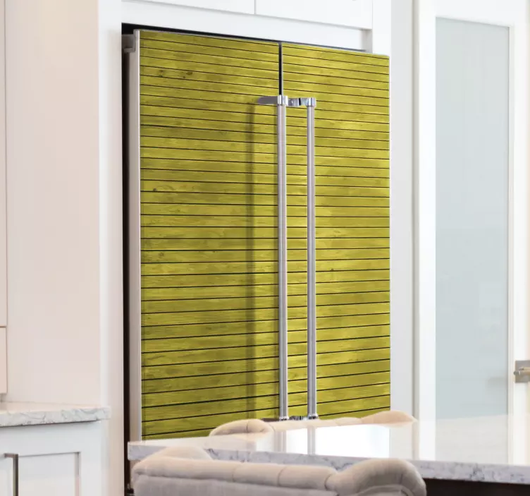 Drvena svjetleća naljepnica hladnjaka - TenStickers