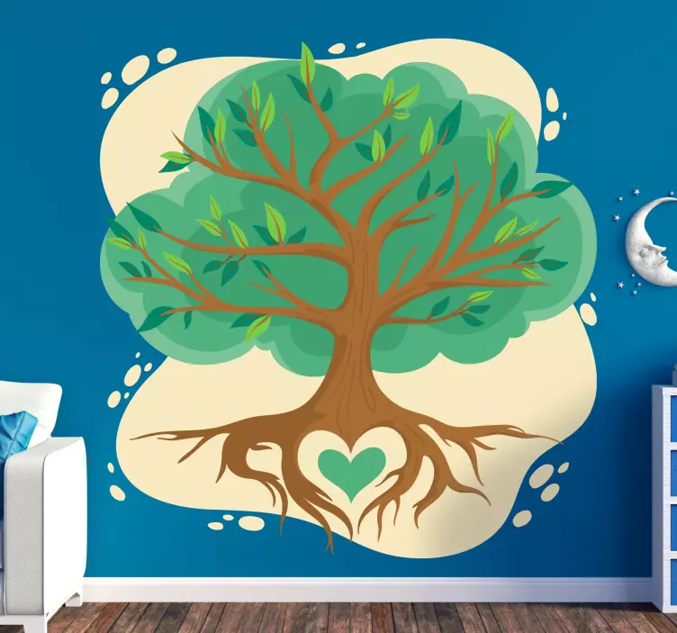 Naljepnica drvo života ljubav drvo - TenStickers
