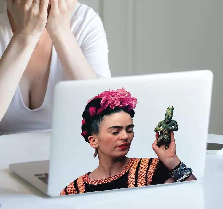 Naljepnica frida kahlo za laptop - TenStickers