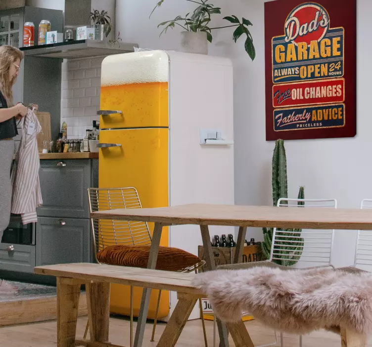 Naljepnica hladnjak s hladnjakom - TenStickers