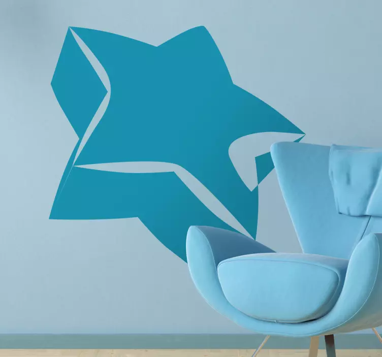 Geometrijska naljepnica elegantan geometrijski oblik - TenStickers