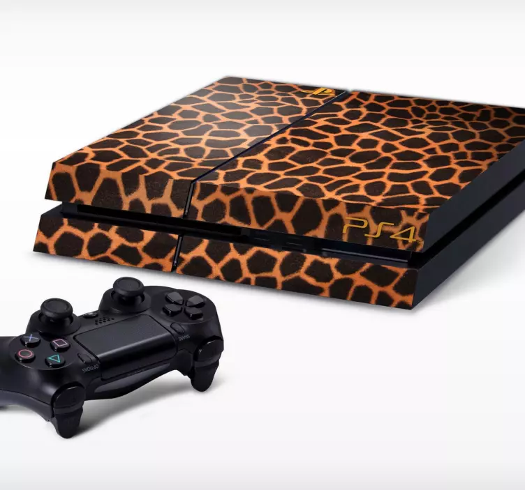 Giraffe print playstation 4 skin - TenStickers