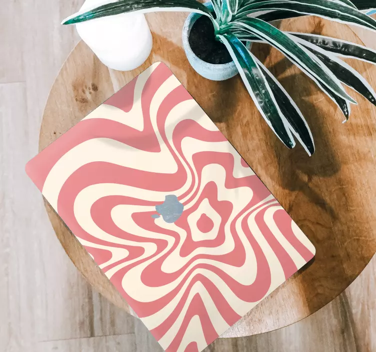 Groovy val apstraktna zidna naljepnica - TenStickers