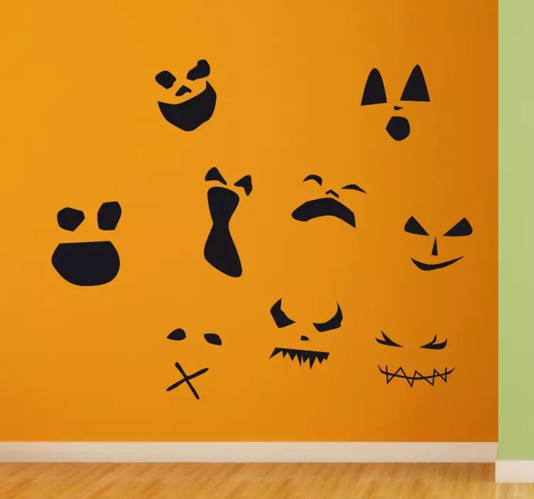 Halloween zastrašujuće naljepnice za lice - TenStickers