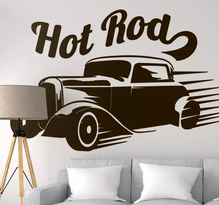 Hot rod auto tuning vinilna naljepnica - TenStickers