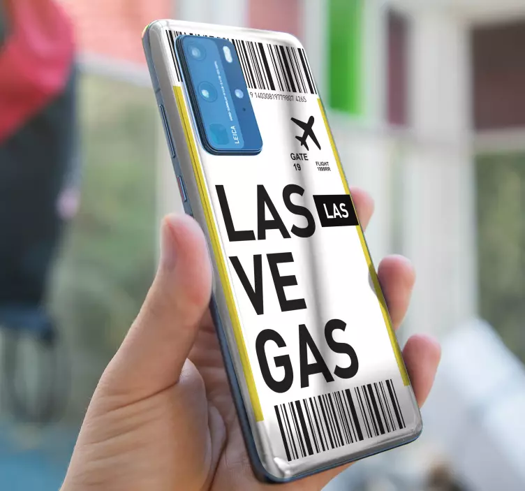 Huawei naljepnica ukrcajna karta za las vegas - TenStickers