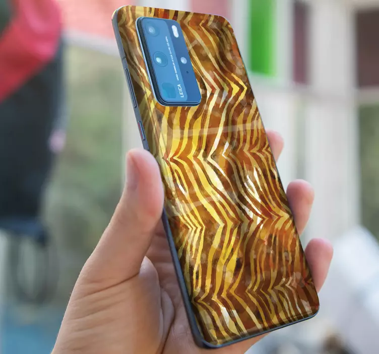 Huawei naljepnica uzorak tekućeg vala - TenStickers