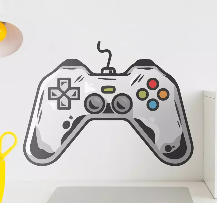 Naljepnica ikona gamepad videogame playstation - TenStickers