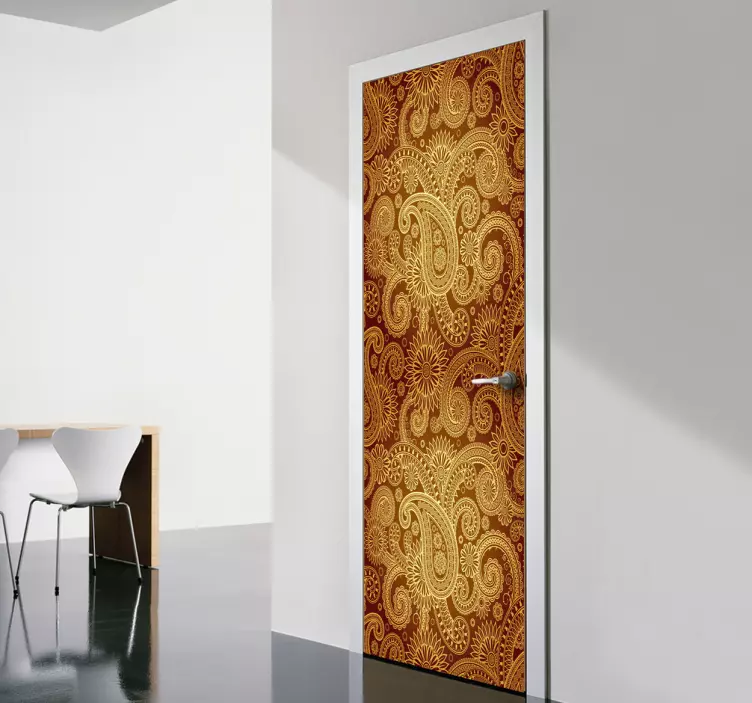 Indijski cvjetni naljepnica - TenStickers