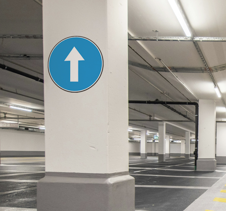 Ispred naljepnice samo putokaz - TenStickers