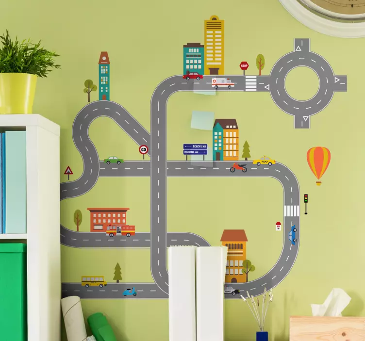 Sastavi svoju naljepnicu za ilustraciju cesta - TenStickers