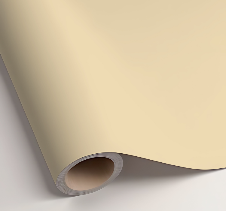 Jednobojna naljepnica za list mat bjelokost - TenStickers