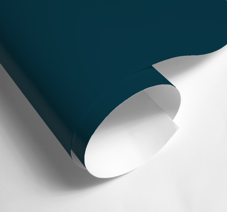 Jednobojna naljepnica za list mat tamnoplava - TenStickers