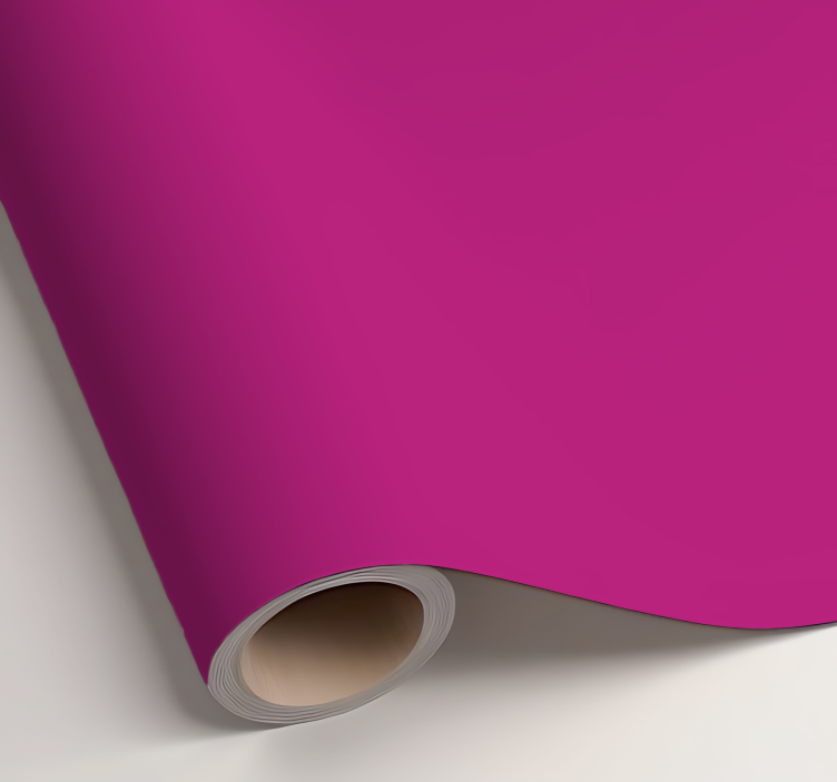 Jednobojna naljepnica za list mat vruće ružičasta - TenStickers