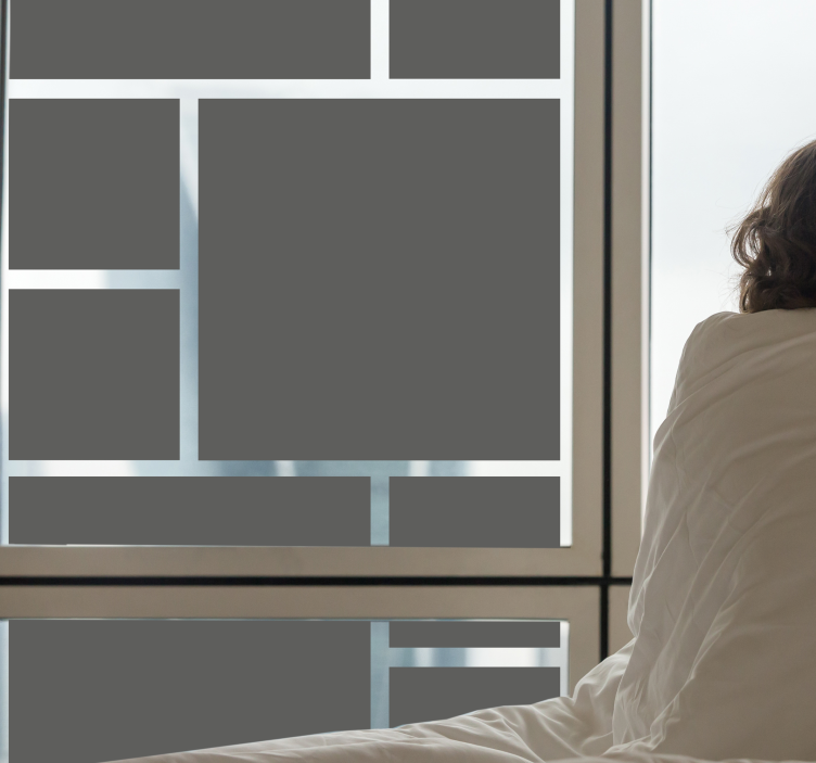 Naljepnica za prozor u monokolor paketu - TenStickers