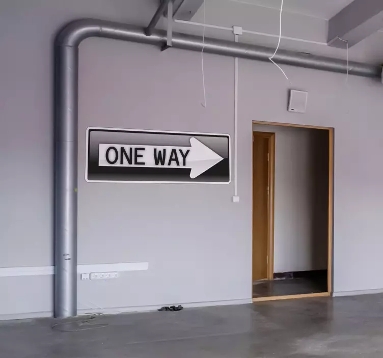 Jednosmjerna ukrasna naljepnica - TenStickers