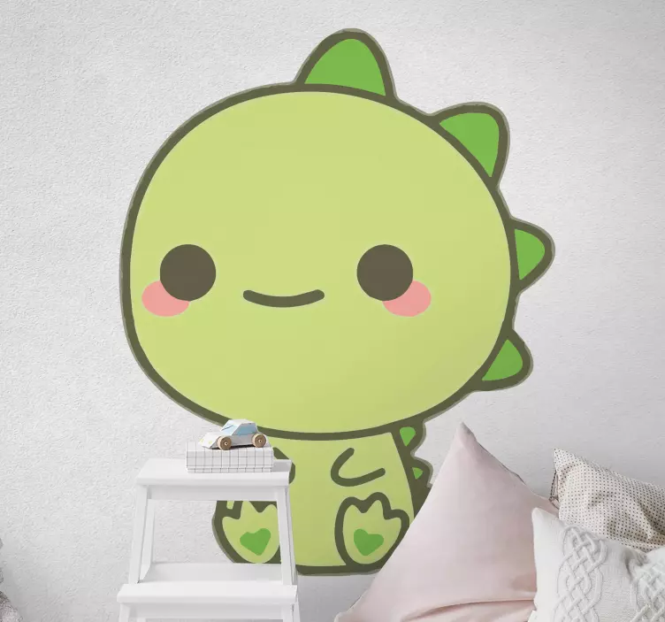 Zidna naljepnica kawaii dinosaur kids zmaj - TenStickers