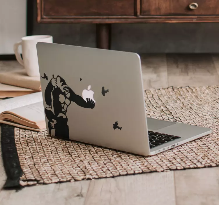 King kong filmska naljepnica za macbook - TenStickers