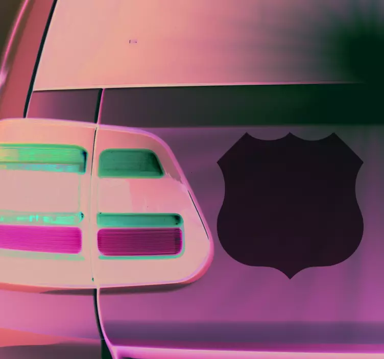 Klasična retro vintage moto naljepnica - TenStickers