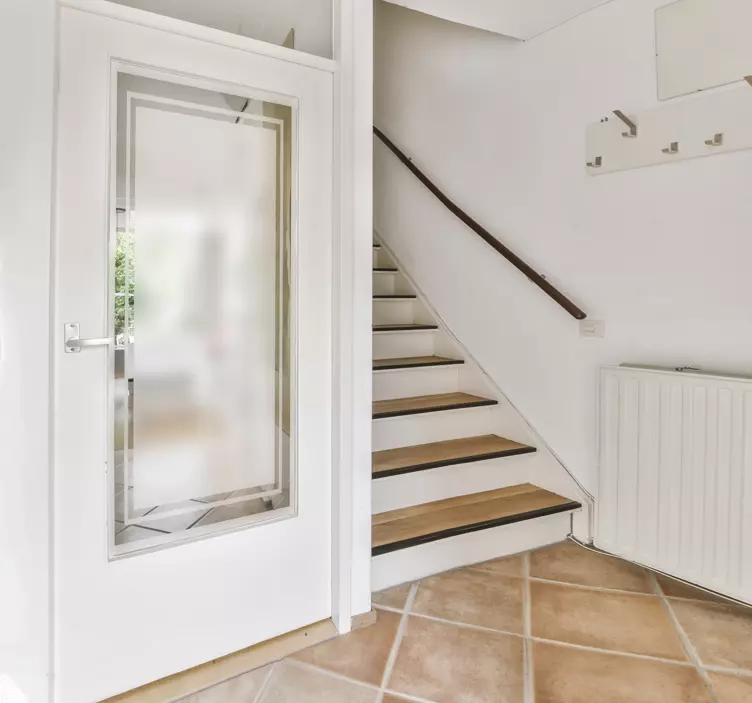 Kvadrat s prozirnom naljepnicom okvira - TenStickers