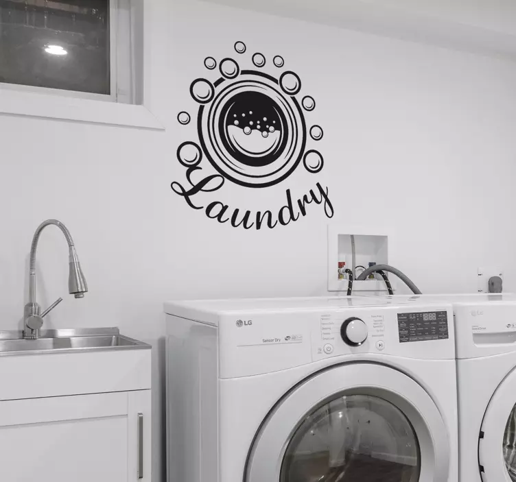 Mjehurići za pranje rublja citati naljepnica za zid - TenStickers