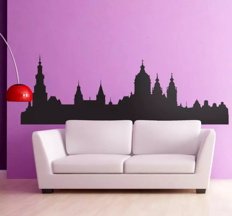 Naljepnica amsterdam skyline - TenStickers