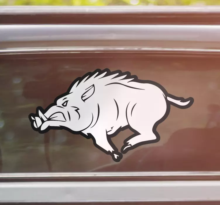 Javali divljački životinjski zidni naljepnica - TenStickers