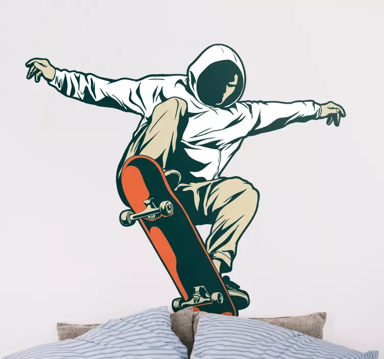 Naljepnica ekstremnog sporta skateboarding trikovi - TenStickers