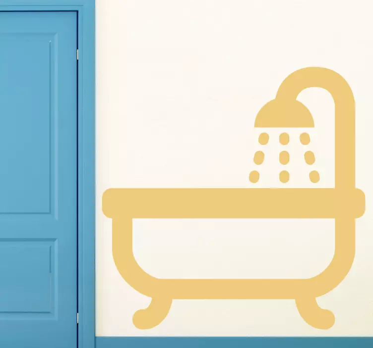 Naljepnica ikona kupaonice - TenStickers