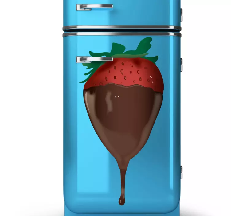 Naljepnica jagoda i čokolada - TenStickers