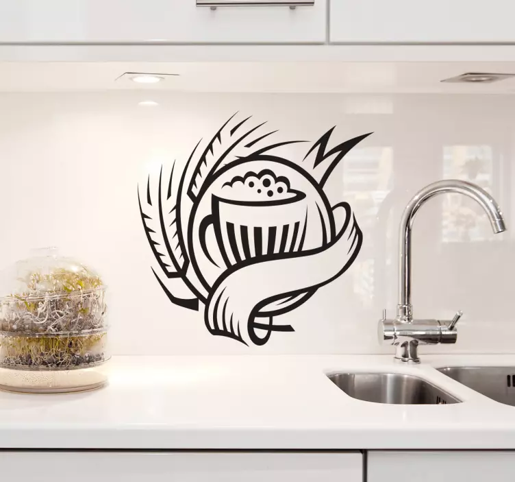 Naljepnica piva hmelj pije - TenStickers