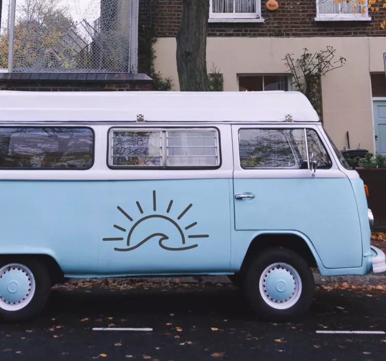 Naljepnice Karavani sunčani val - TenStickers